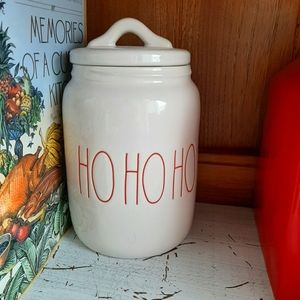 Rae Dunn baby HO HO HO canister HTF